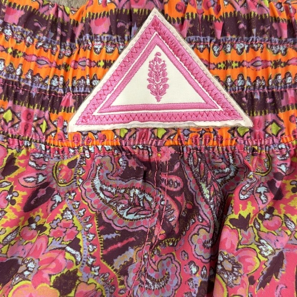 Free People Movement Next Round Paisley Print Shorts sz small - Picture 3 of 6